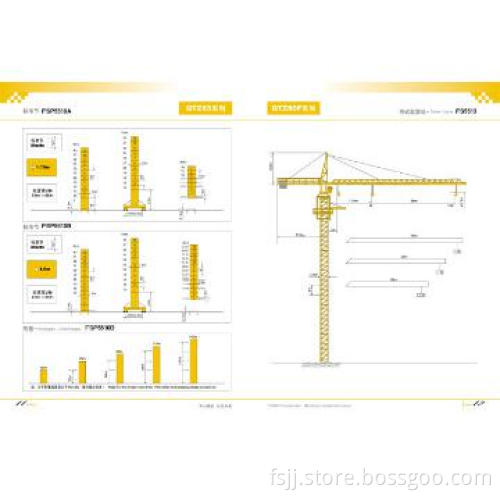 2013 NEW FS5513 Tower Crane (QTZ80F)